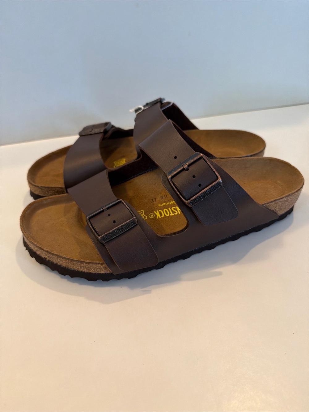 Birkenstock Arizona Two-Strap Sandal in Dark Brown Size EU 41 - Picture 4 of 7